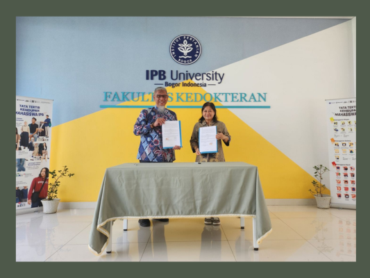 Penandatanganan Perjanjian Kerja Sama Puskesmas Bogor Timur dan Fakultas Kedokteran IPB Membangun Kerjasama dalam Implementasi Praktik Kerja Lapangan, Penelitian, dan Pengabdian Masyarakat