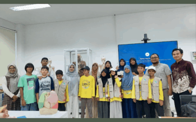 Sekolah Alam Cendikia Bogor Kunjungi FKIPB, Belajar Organ Tubuh dan Sistem Pernafasan