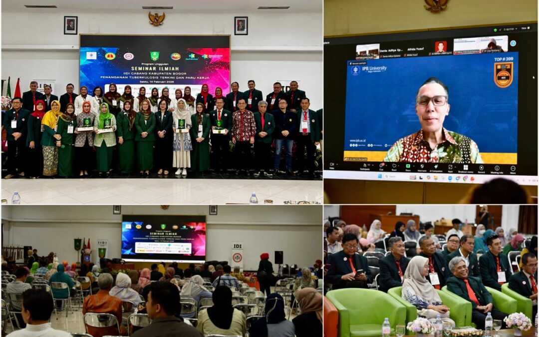 Fakultas Kedokteran dan Gizi IPB University Bersinergi dengan IIDI Bahas Penanganan TB dan Paru Kerja